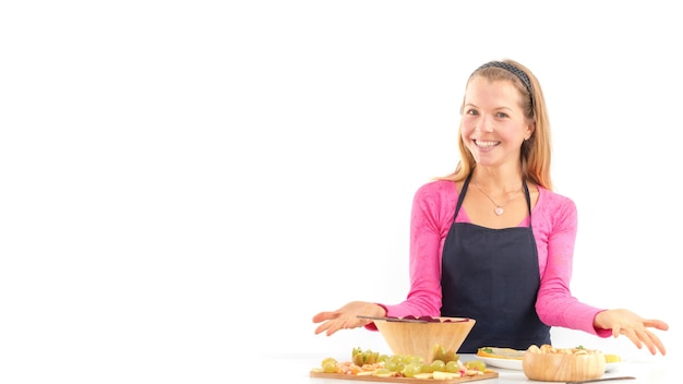 Spokojný účastník kurzu varenia